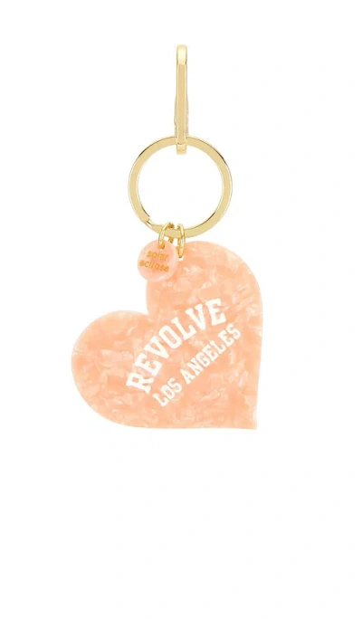 Solar Eclipse X Revolve Hand-painted Los Angeles Collegiate Heart Bag Charm + Keychain In N,a
