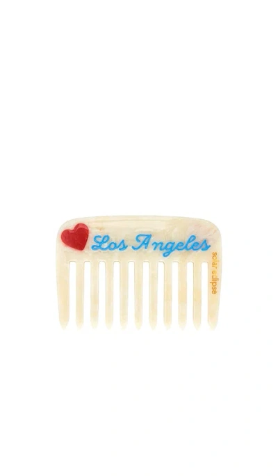 Solar Eclipse X Revolve Hand-painted Los Angeles Pocket Comb In N,a