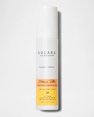Solara Suncare Fortune Teller Brightening Mineral Sunscreen Serum Spf 30, 1.7 Oz.