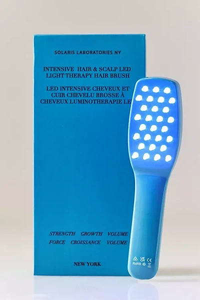 Solaris Laboratories Solaris Led Hair Growth Stimulating Brush In Blue