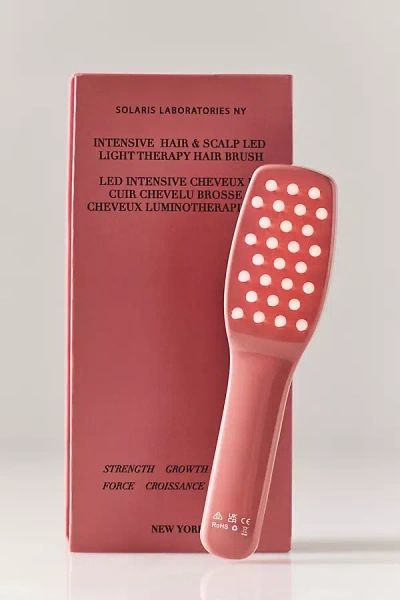 Solaris Laboratories Solaris Led Hair Growth Stimulating Brush In Pink