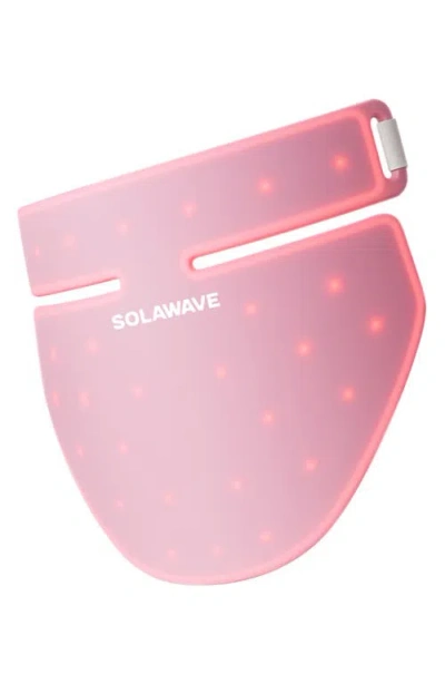 Solawave Neck & Chest Pro Led Light Therapy Mask In Pink