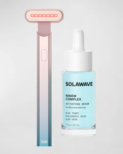 Solawave Red Light Therapy Renewal Kit In White