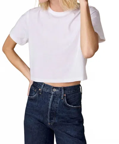 Sold Out Nyc Cropped Perfect Tee In White