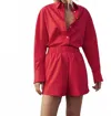 Sold Out Nyc Everything Button Down Shirt In Cherry In Red