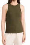 Sold Out Nyc Not So Basic Tank Top In Olive In Green