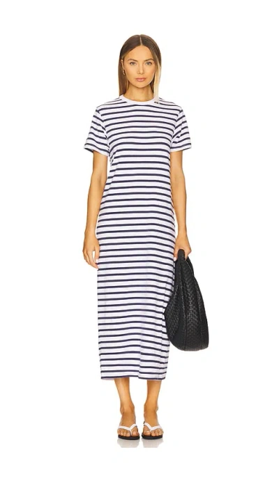 Sold Out Nyc Perfect Tee Dress In Navy Stripe
