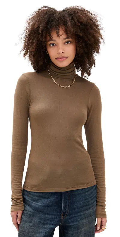 Sold Out Nyc The Cashmere Turtleneck In Olive Olive In Green