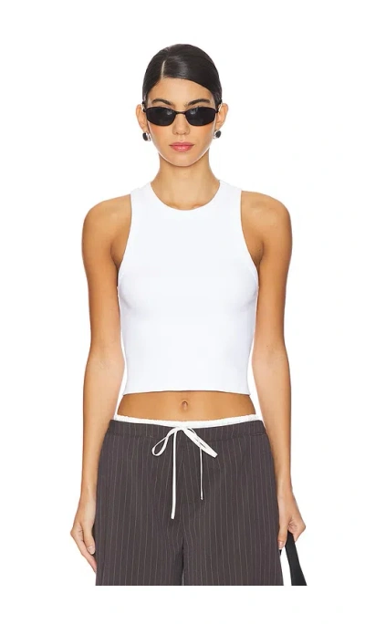 Sold Out Nyc The Cropped Not So Basic Tank In White
