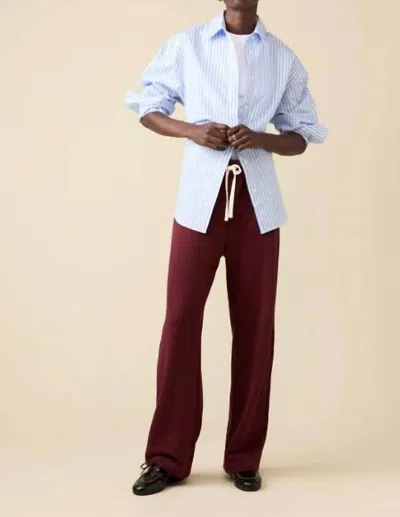 Sold Out Nyc The Everything Shirt In French Blue Stripe In Multi