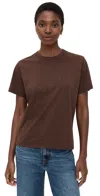 Sold Out Nyc The Iconically Soft Perfect Tee Chocolate In Brown