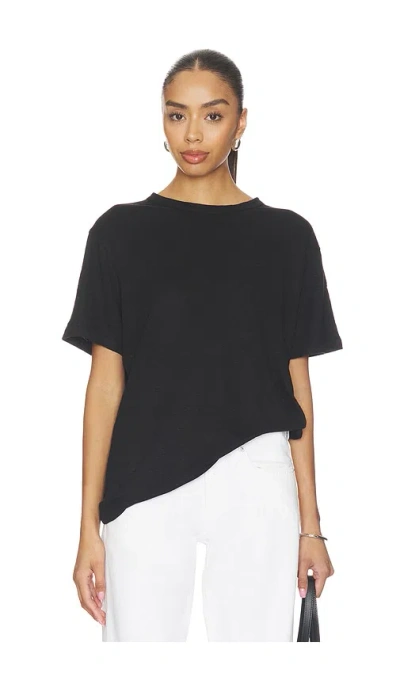 Sold Out Nyc The Linen Perfect Tee In Black