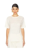 Sold Out Nyc The Linen Perfect Tee Cream Xs In Cream