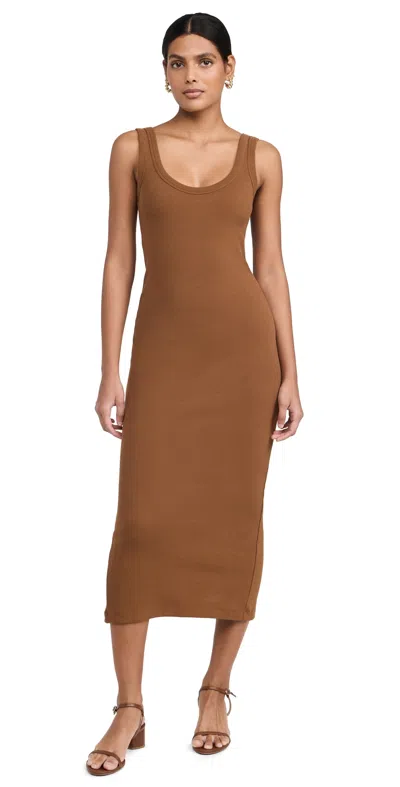 Sold Out Nyc The Long Scoop It Up Dress Toffee