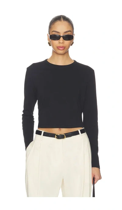 Sold Out Nyc The Long Sleeve Perfect Tee In Black