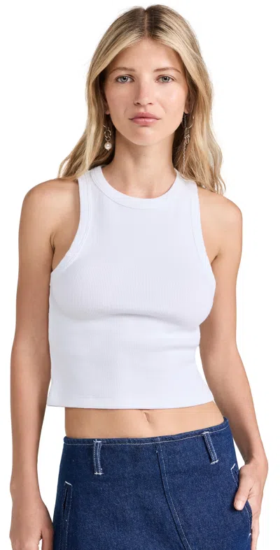 Sold Out Nyc The Not So Basic Cropped Tank White