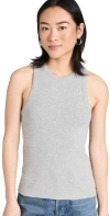 Sold Out Nyc The Not So Basic Tank Heather Grey In Heather Grey