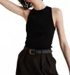 Sold Out Nyc The Not So Basic Crop Tank Top In Black In Black