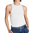 Sold Out Nyc The Not So Basic Cropped Tank White In White