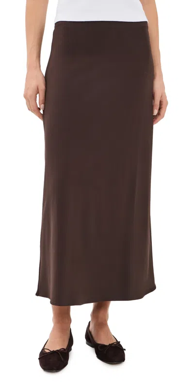 Sold Out Nyc The Perfect Skirt Chocolate In Brown