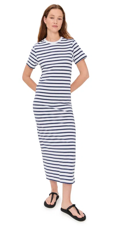 Sold Out Nyc The Perfect Tee Dress Navy Stripe