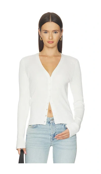 Sold Out Nyc The Ribbed Favorite Cardi In White