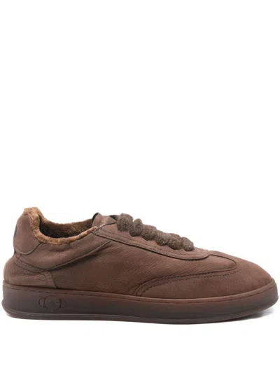 SOLDINI 80 AKIRA SNEAKERS IN BROWN SUEDE SOLDINI 80