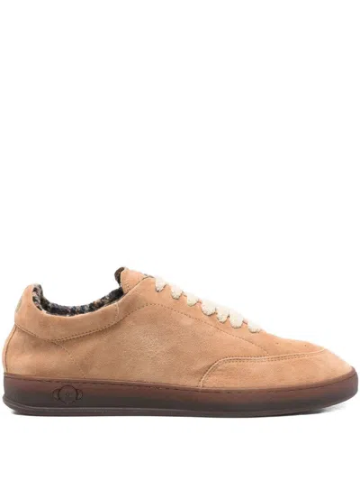 SOLDINI 80 'AMALFI' SNEAKERS IN BEIGE SUEDE SOLDINI 80