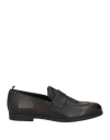 Soldini Man Loafers Dark Brown Size 8 Leather In Brown