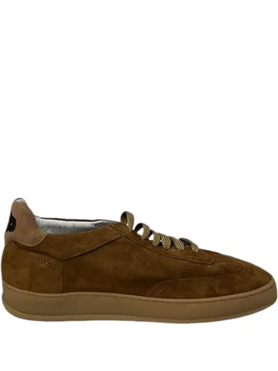 Soldini80 Akira Amalfi Lace-up Sneakers In Brown
