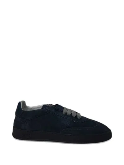 Soldini80 Akira Perforated Sneakers In Blue
