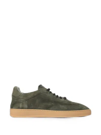 Soldini80 Akira Suede Sneakers In Green