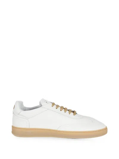 Soldini80 Leather Low-top Sneakers In White