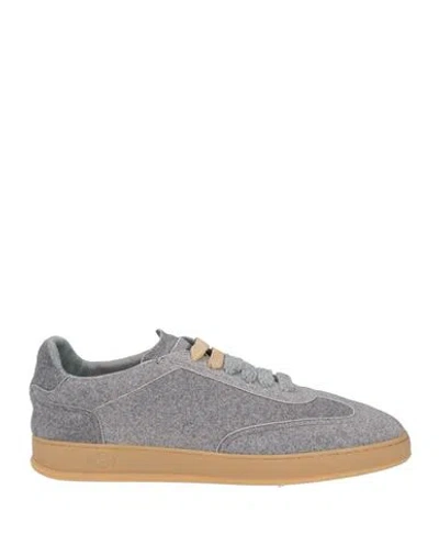 Soldini80 Man Sneakers Grey Size 11 Textile Fibers In Multi