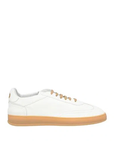 Soldini80 Man Sneakers Off White Size 9 Leather