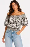 Sole Aloha Print Top In Leopard In Multi