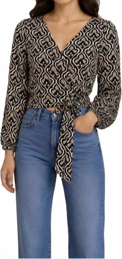 Sole Courtney Tie Top In Tibet In Black