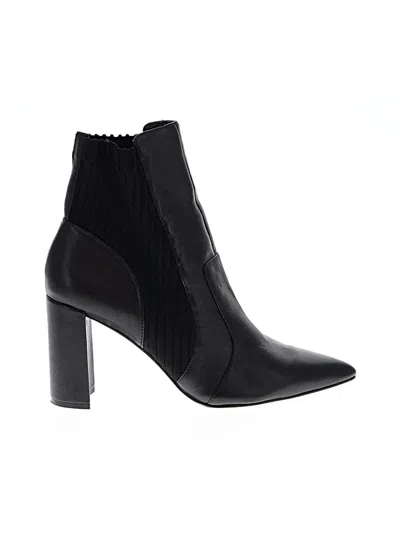 Pre-owned Sole Society Ankle Boots In Black