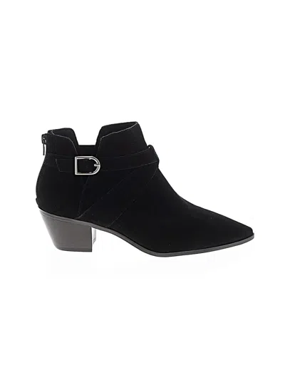 Pre-owned Sole Society Ankle Boots In Black