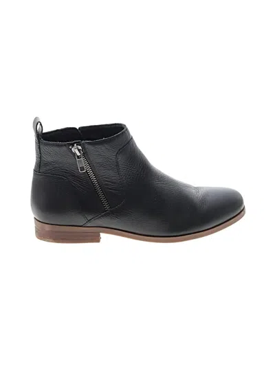 Pre-owned Sole Society Ankle Boots In Black