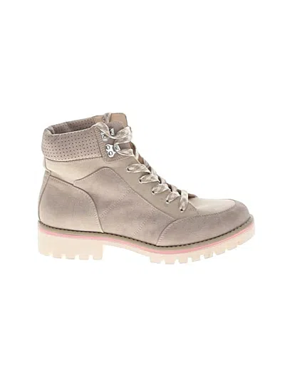 Pre-owned Sole Society Ankle Boots In Gray