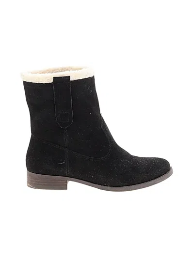 Pre-owned Sole Society Boots In Black