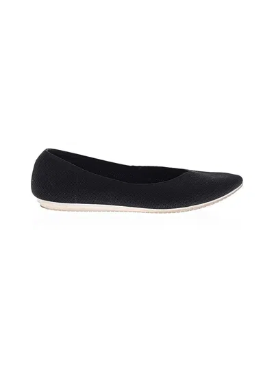Pre-owned Sole Society Flats In Black
