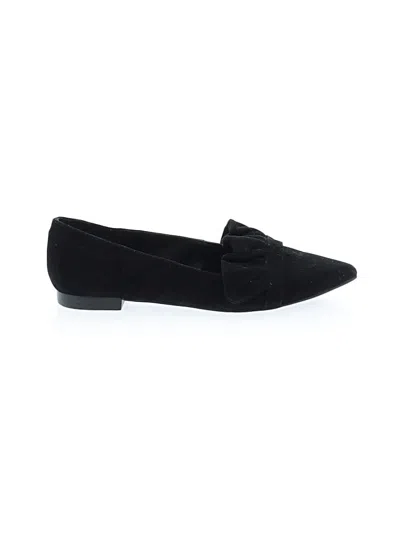 Pre-owned Sole Society Flats In Black