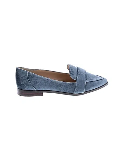 Pre-owned Sole Society Flats In Blue