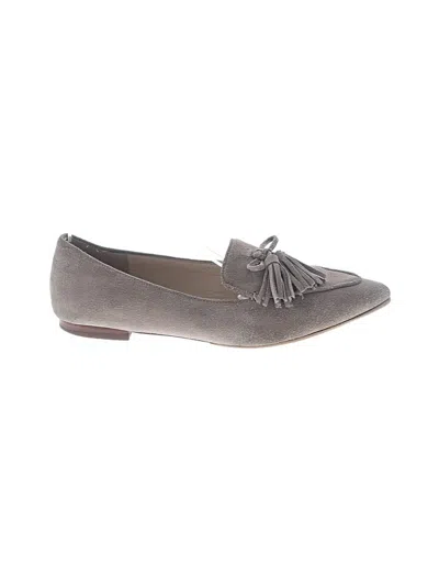 Pre-owned Sole Society Flats In Gray