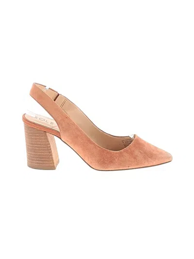 Pre-owned Sole Society Heels In Tan
