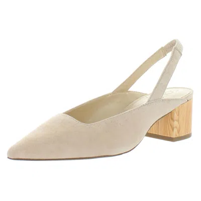 Sole Society Kalari Womens Suede Pumps Slingback Heels In Multi