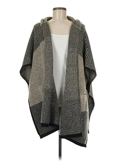 Pre-owned Sole Society Poncho In Gray