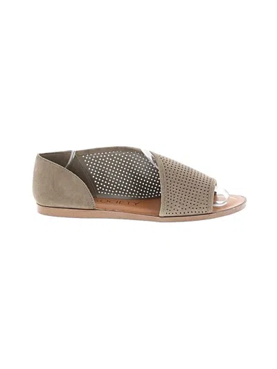 Pre-owned Sole Society Sandals In Tan